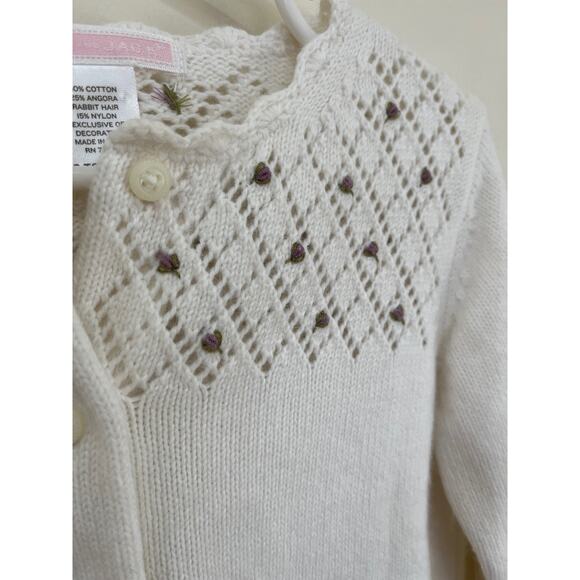Janie and Jack angora cardigan, size 12-18 months - Picture 2 of 3